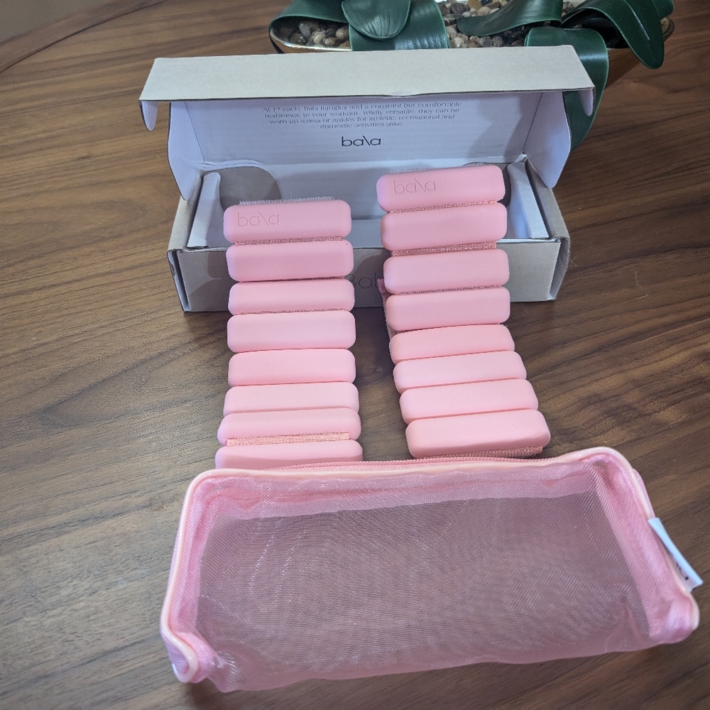 Bracelets Lestés Bala Blush - 2 X 2 Lb (0,9 Kg) - Rose, Pour Poignets/chevilles